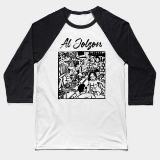 al jonson ll vinyl store Baseball T-Shirt